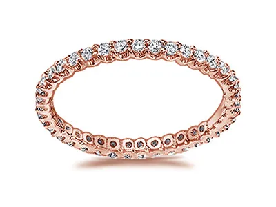 Rose Gold Custom Wedding Ring For Women