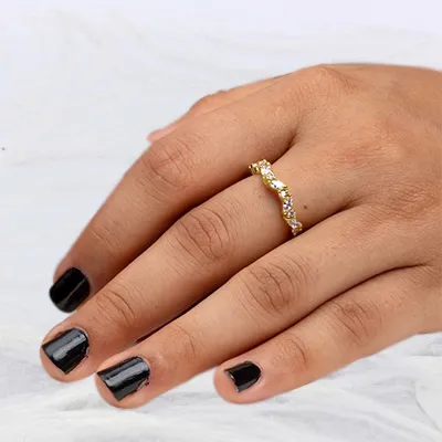 Yellow Gold Gorgeous Unique Diamond Wedding Ring jewelry Wabash avenue