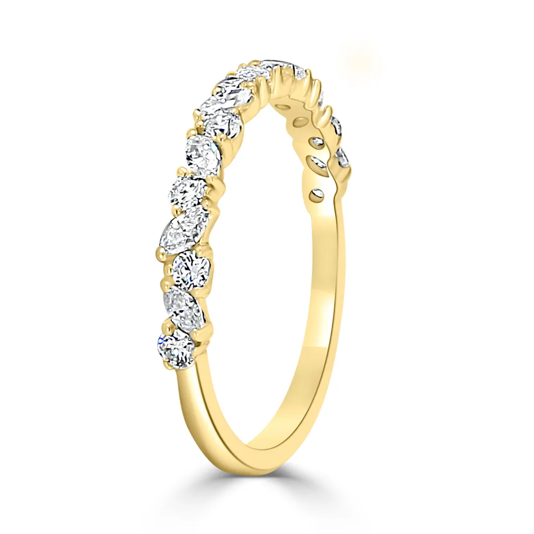 Yellow Gold Gorgeous Unique Diamond Wedding Ring jewelry store near me