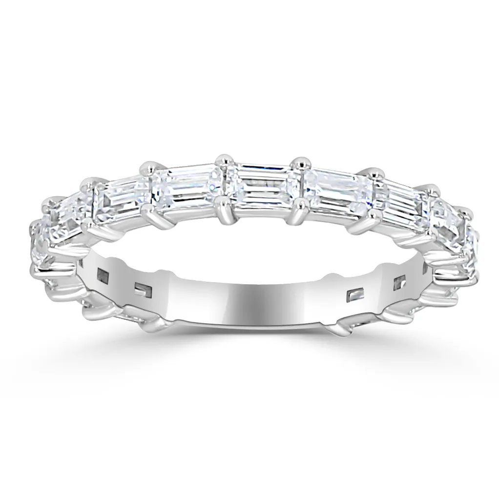 White Gold Diamond Eternity Wedding Rings