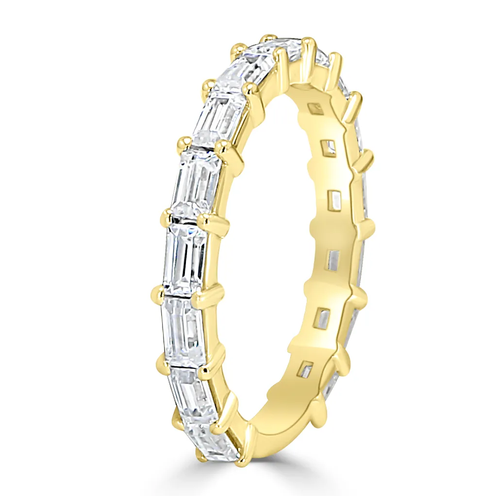 Yellow Gold Diamond Eternity Wedding Rings jewelry store near me