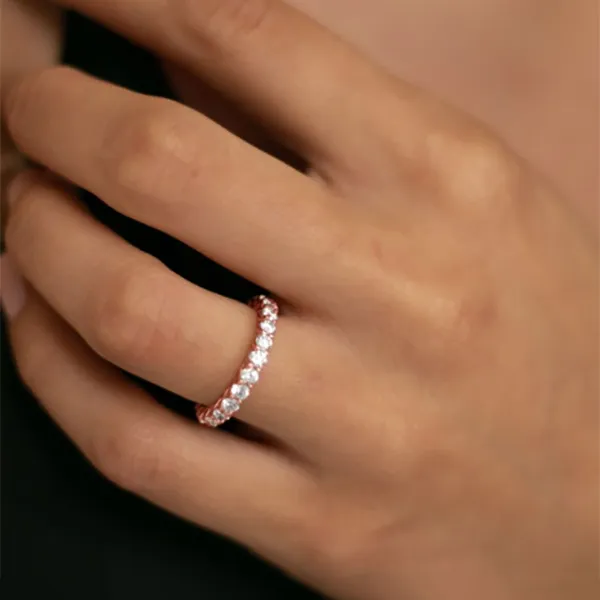 Rose Gold Eternity Bands A Everlasting Love Symbol Wedding Rings jewelry Wabash avenue