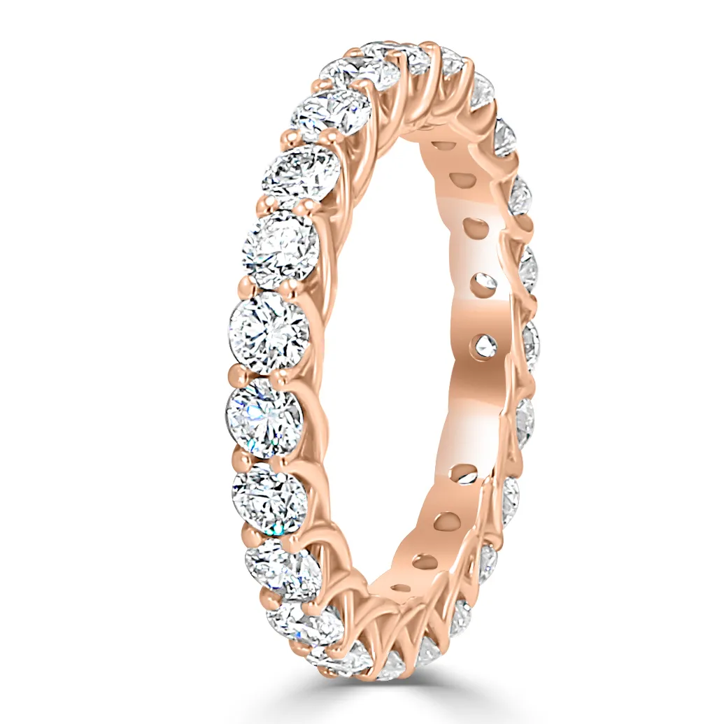 Rose Gold Eternity Bands A Everlasting Love Symbol Wedding Rings jewelry store near me
