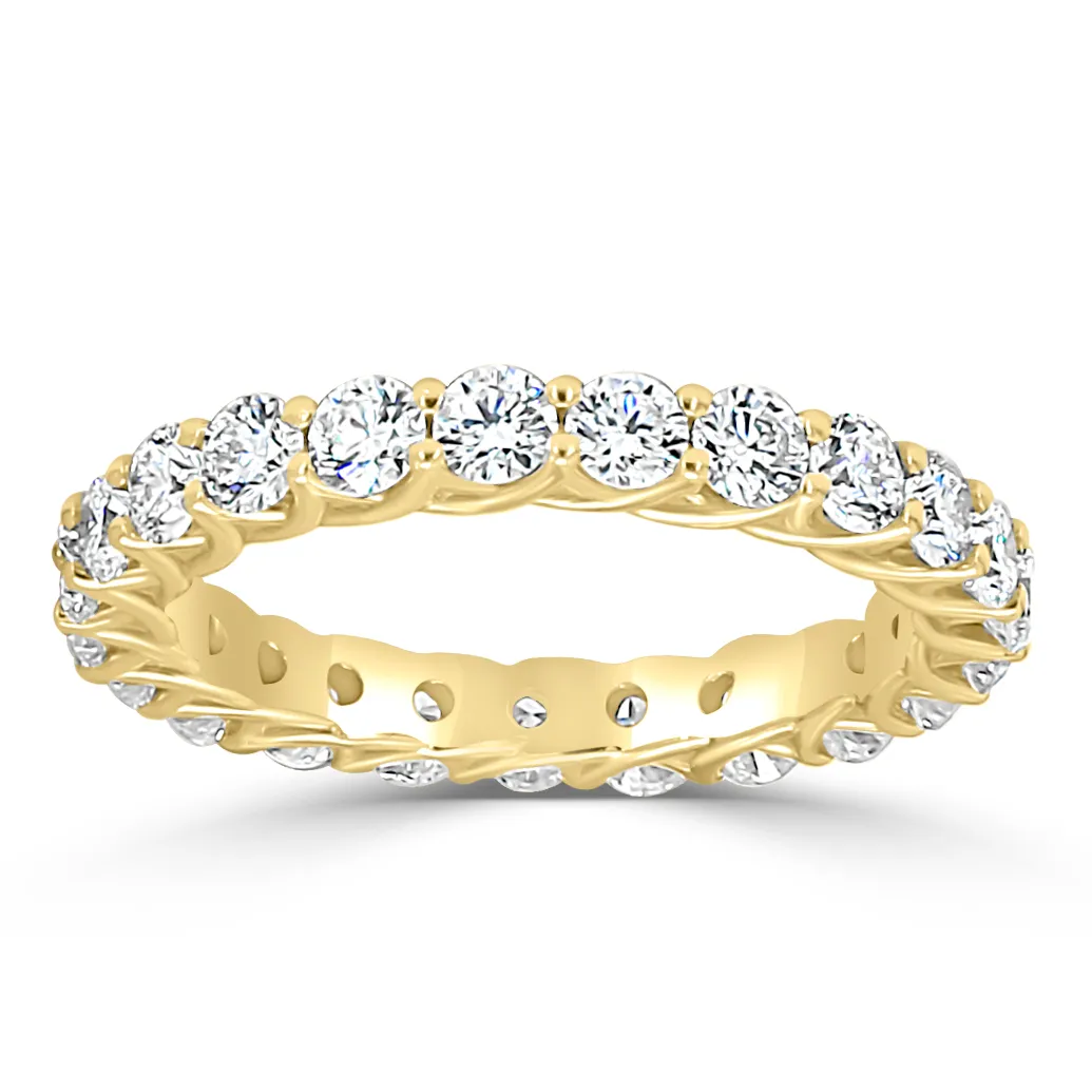 Yellow Gold Eternity Bands A Everlasting Love Symbol Wedding Rings