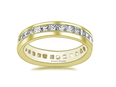 Yellow Gold Custom Wedding Ring Made Just For You