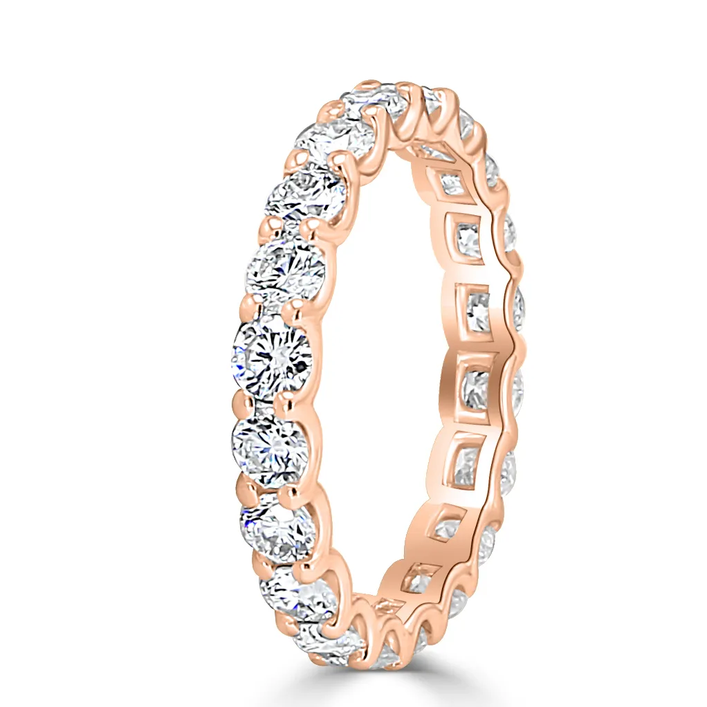 Rose Gold U-Prong Wedding Band jewelry store near me Rose Gold U-Prong Wedding Band jewelry store near me