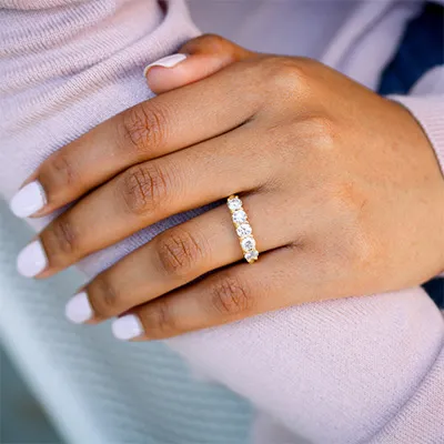Yellow Gold Ultra Glamorous Modern Royalty Diamond Eternity Band jewelry windy city Yellow Gold Ultra Glamorous Modern Royalty Diamond Eternity Band jewelry windy city