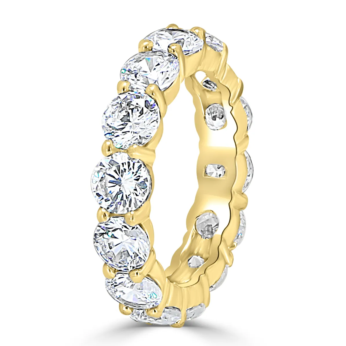 Yellow Gold Ultra Glamorous Modern Royalty Diamond Eternity Band jewelry store near me Yellow Gold Ultra Glamorous Modern Royalty Diamond Eternity Band jewelry store near me