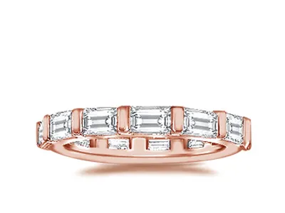Rose Gold One Of The Best Baguette Ring In Chicago