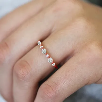 Rose Gold Fabulous Eternity Band and Ring for Women from best jeweler