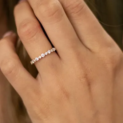 White Gold Fabulous Eternity Band and Ring for Women jewelry windy city