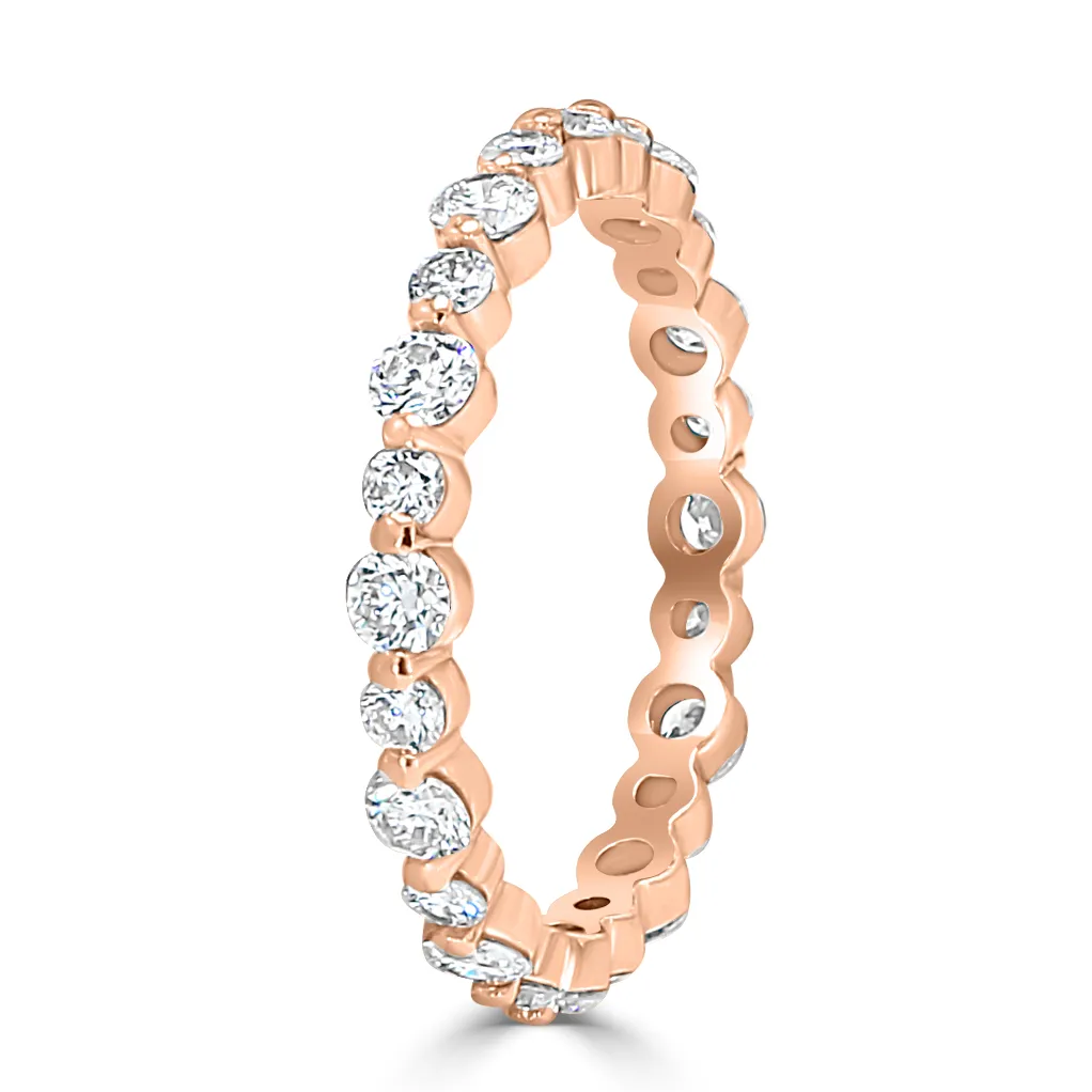Rose Gold Fabulous Eternity Band and Ring for Women jewelry store near me