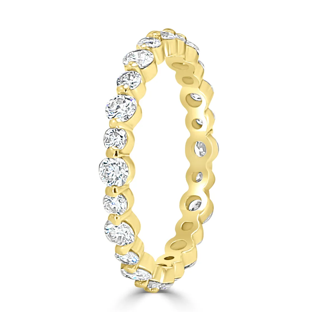 Yellow Gold Fabulous Eternity Band and Ring for Women jewelry store near me