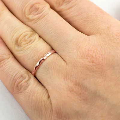 Rose Gold Women's Wedding Ring in Gold Band jewelry windy city