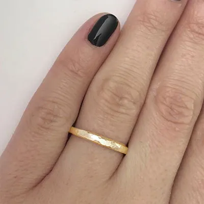 Yellow Gold Women's Wedding Ring in Gold Band jewelry Wabash avenue