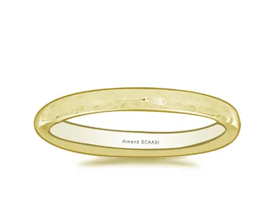 Yellow Gold Women's Wedding Ring in Gold Band