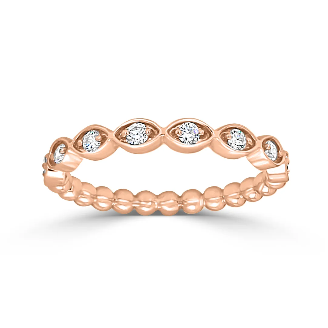 Rose Gold Tandem Collection Wedding Band