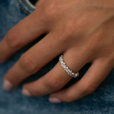 White GoldOval and Round Cut Diamond Wedding Ring jewelry windy city