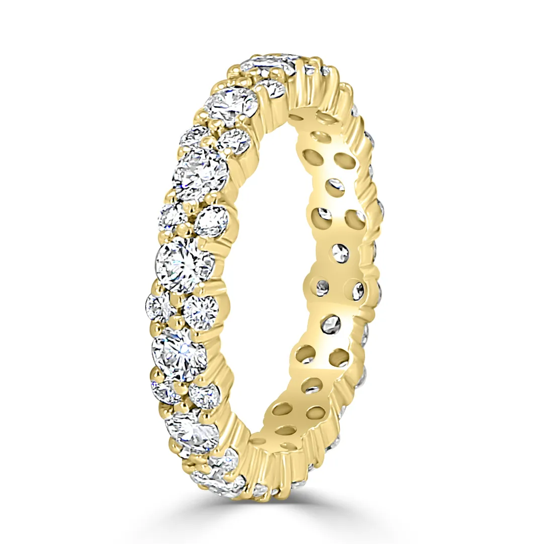 Yellow Gold Oval and Round Cut Diamond Wedding Ring jewelry store near me