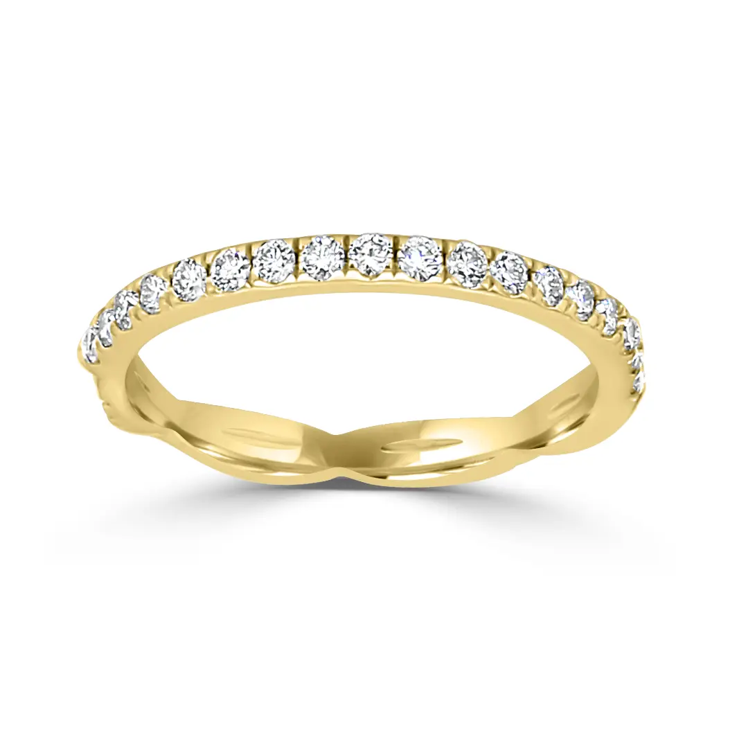 Yellow Gold Mademoiselle Eternity Tandem Band jewelry Wabash avenue