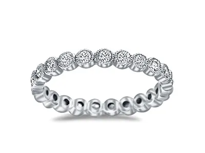 White Gold Bezel Beauty Diamond Eternity Ring In San Jose Sunnyvale