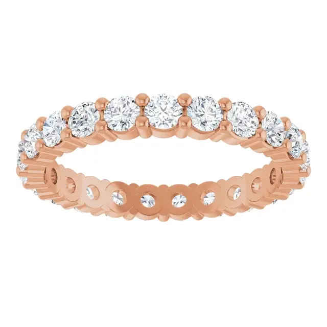 Rose Gold Glamorous Wedding Ring Collection In Baltimore Columbia