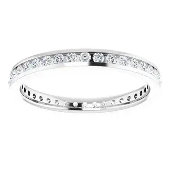 White Gold Stunning Diamond Eternity Band In Scarsdale New York