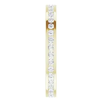 Yellow Gold Stunning Diamond Eternity Band In Scarsdale New York jewelry Wabash avenue