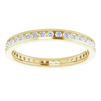 Yellow Gold Stunning Diamond Eternity Band In Scarsdale New York