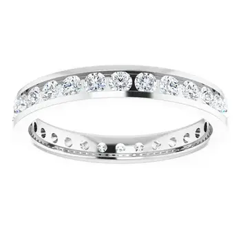 White Gold Stunning Diamond Band In Los Altos California