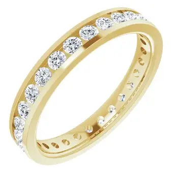 Yellow Gold Stunning Diamond Band In Los Altos California jewelry store near me