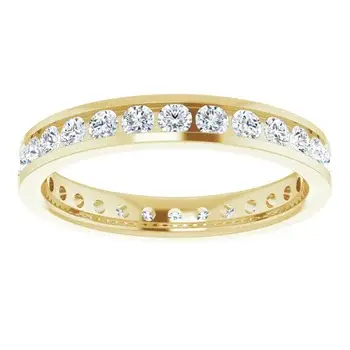 Yellow Gold Stunning Diamond Band In Los Altos California