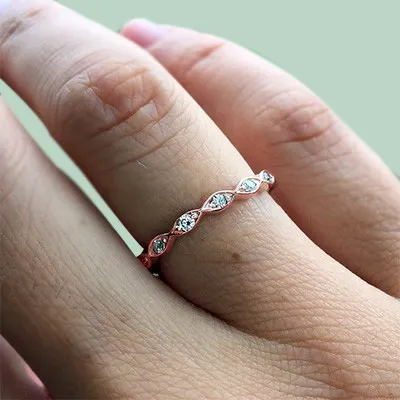 Rose Gold Marquise Fine Round Diamond Ring In Philadelphia from best jeweler