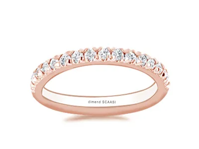 Rose Gold Women's Mothers Day Diamond Ring