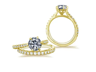Yellow Gold Women's Mothers Day Diamond Ring jewelry store near me