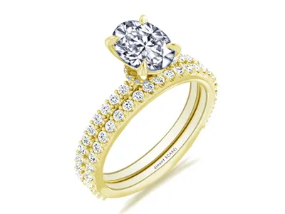 Yellow Gold Elegant And Refined Wedding and Engagement Ring jewelry store near me