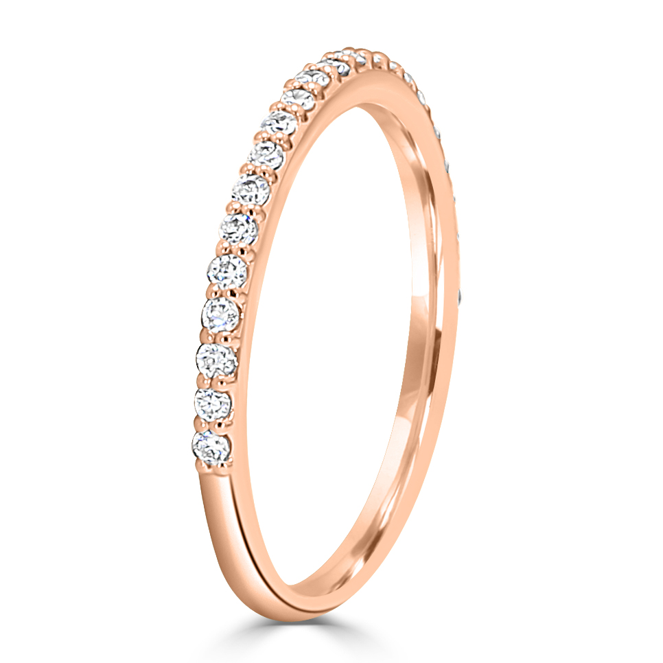 Rose Gold Your Matching Wedding Ring Set jewelry store near me