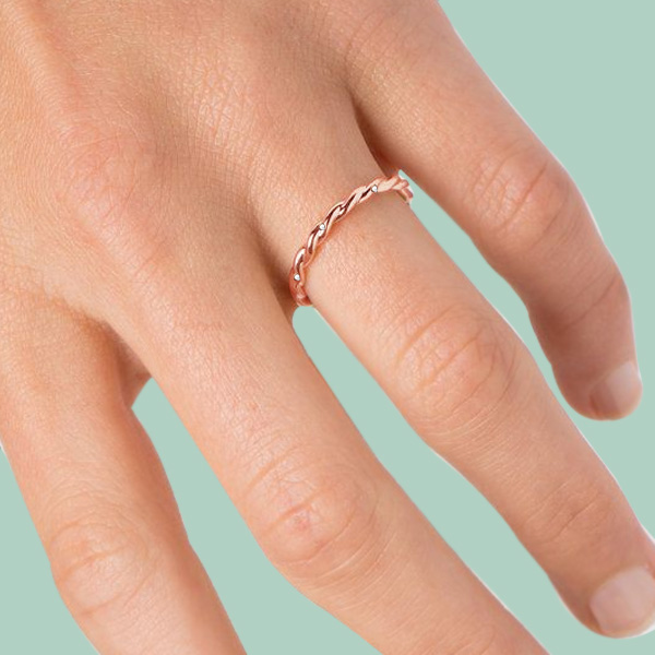 Rose Gold His And Her Wedding Bands from best jeweler