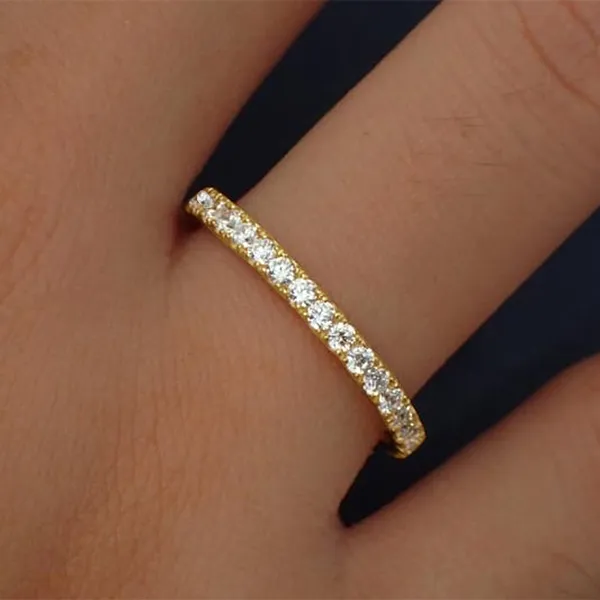 Yellow Gold Unique Wedding Rings Sets For His And Hers jewelry Wabash avenue