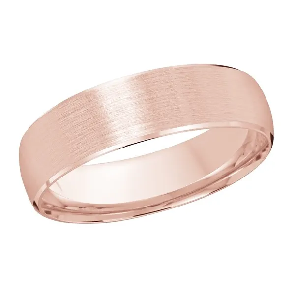 Rose Gold Classic Wedding Ring For Men In Boston