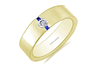 Yellow Gold Men's Wedding Band Shipped Free To Your Door jewelry store near me