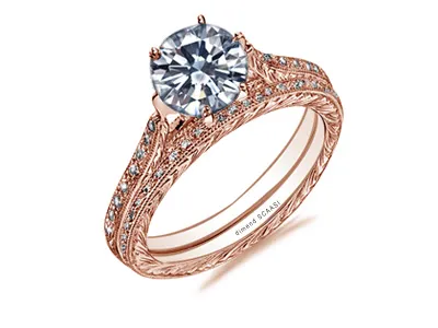 Rose Gold Antique Vintage Wedding Rings for Women and Men jewelry store near me