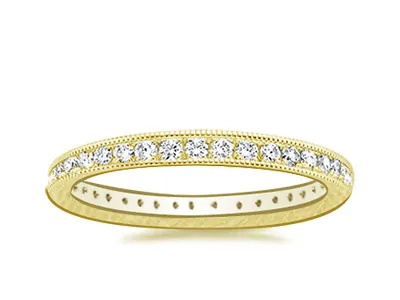 Yellow Gold Designer Wedding Bands For Women and Men