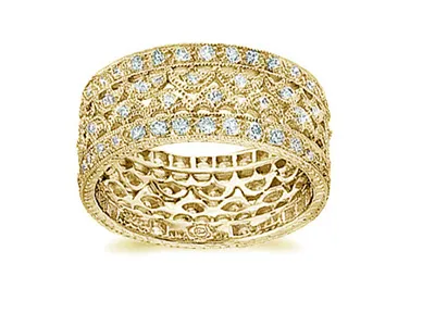 Yellow Gold Eco-Friendly And Recycled Gold Wedding Rings For Women