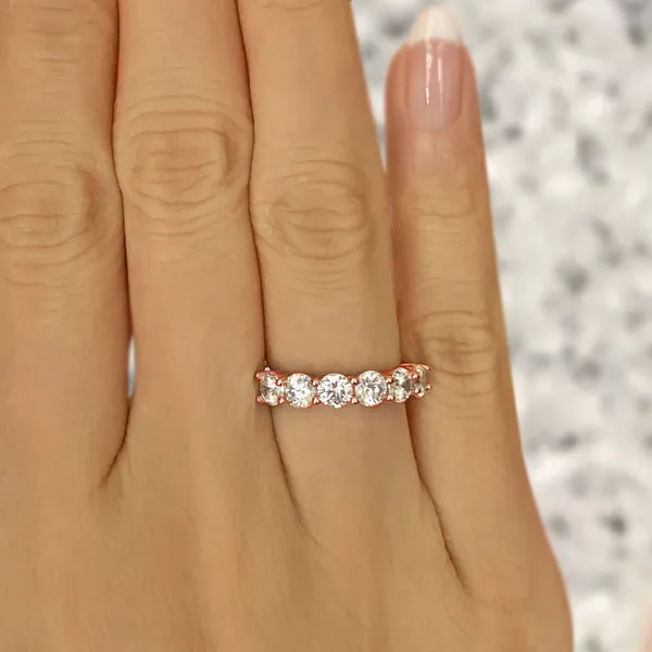 Rose Gold Beautiful Matching Wedding Band For Your Engagement Ring jewelry Wabash avenue
