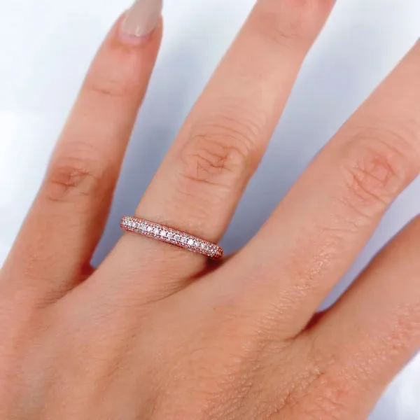 Rose Gold Customized Wedding Ring From The Brilliant Jeweler jewelry store near me