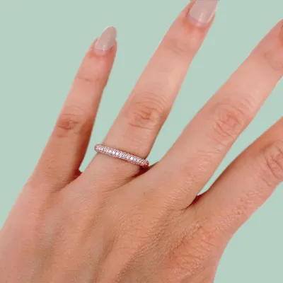 Rose Gold Customized Wedding Ring From The Brilliant Jeweler jewelry windy city