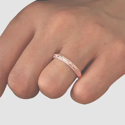 Rose Gold Wedding Band For EveryDay Wear jewelry windy city Rose Gold Wedding Band For EveryDay Wear jewelry windy city