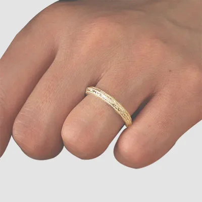 Yellow Gold Wedding Band For EveryDay Wear jewelry windy city Yellow Gold Wedding Band For EveryDay Wear jewelry windy city