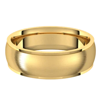 Yellow Gold High Polish Wedding Ring For Men